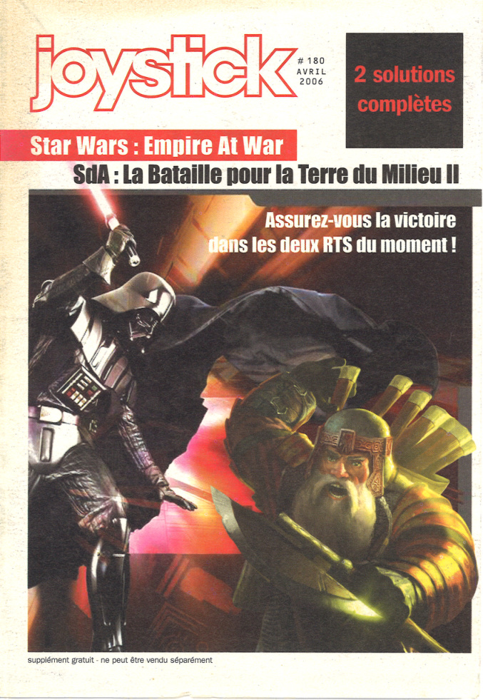 Première page de joystick numero180