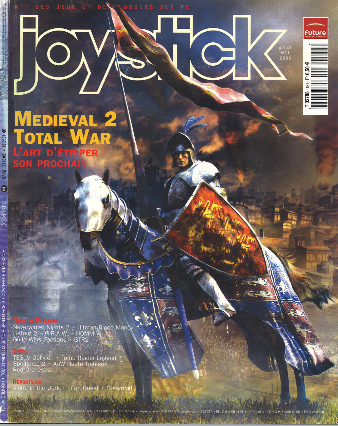 Première page de joystick numero181