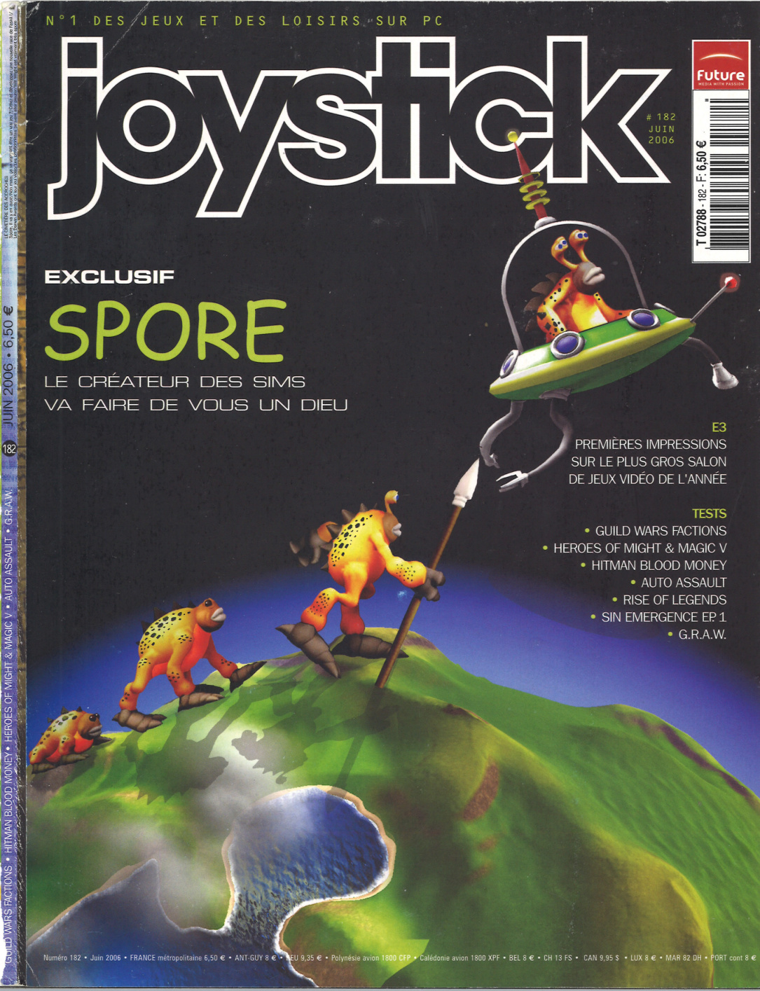 Première page de joystick numero182