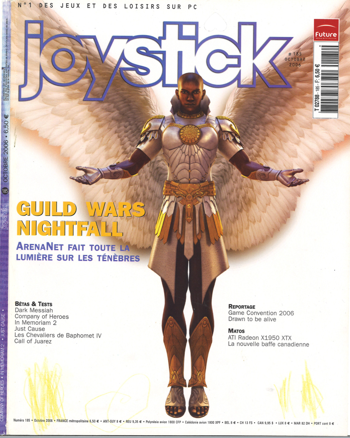 Première page de joystick numero185