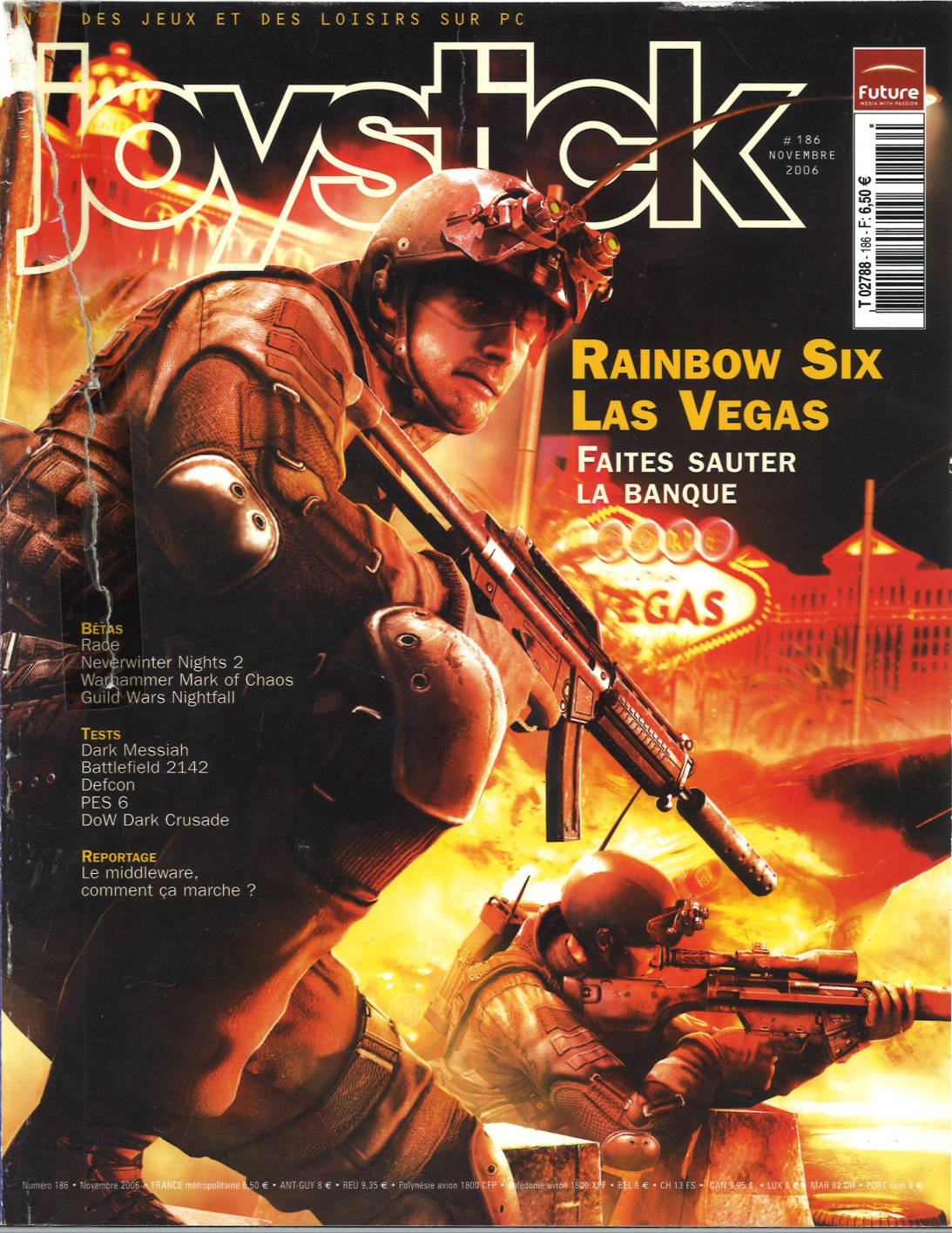 Première page de joystick numero186