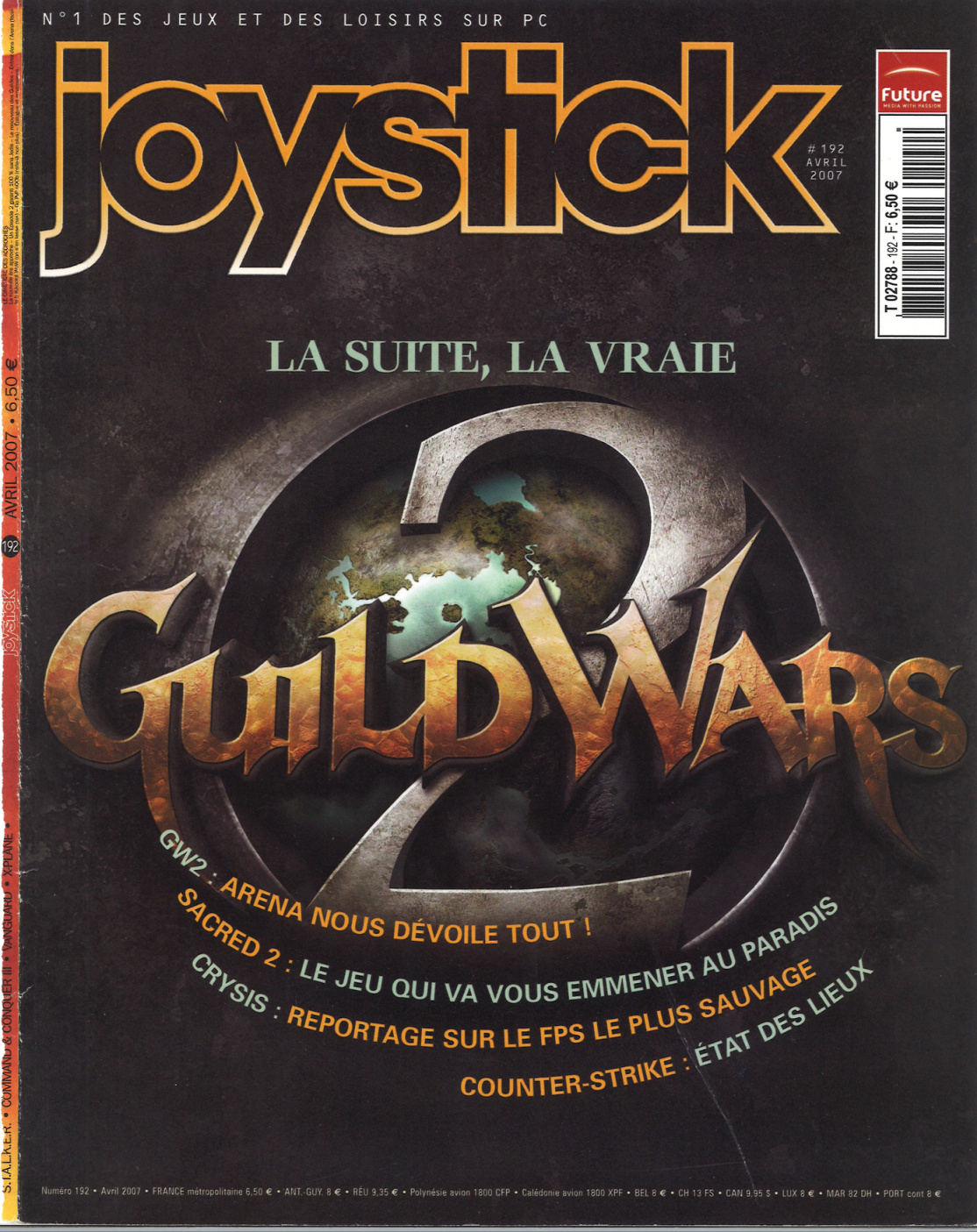 Première page de joystick numero192