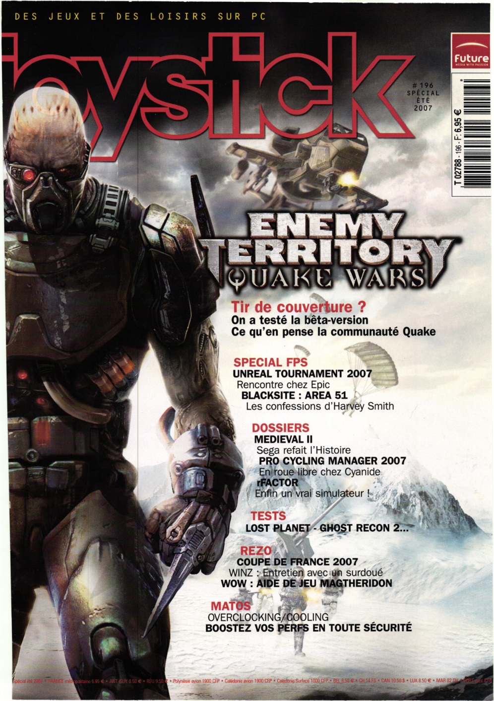Première page de joystick numero196