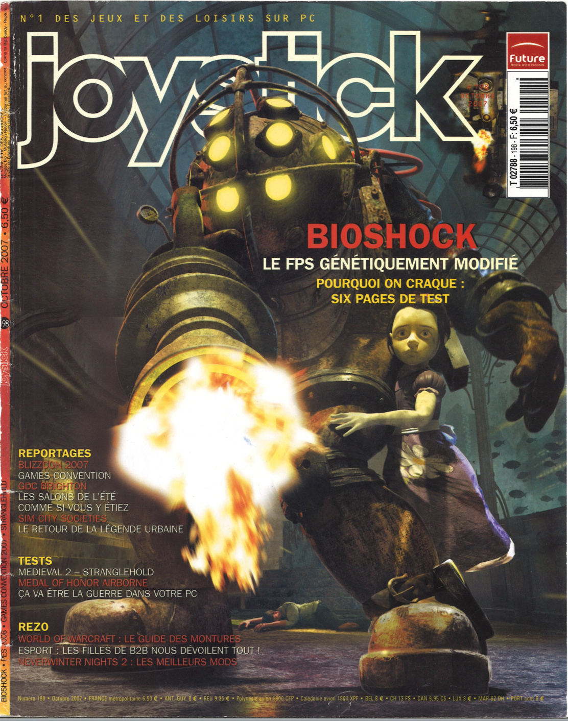 Première page de joystick numero198