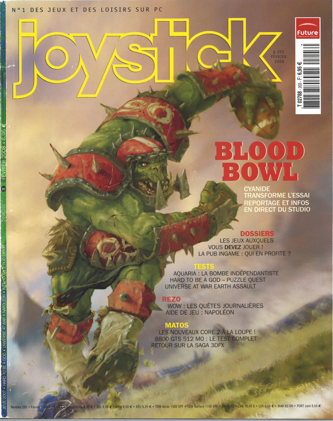 Première page de joystick numero203