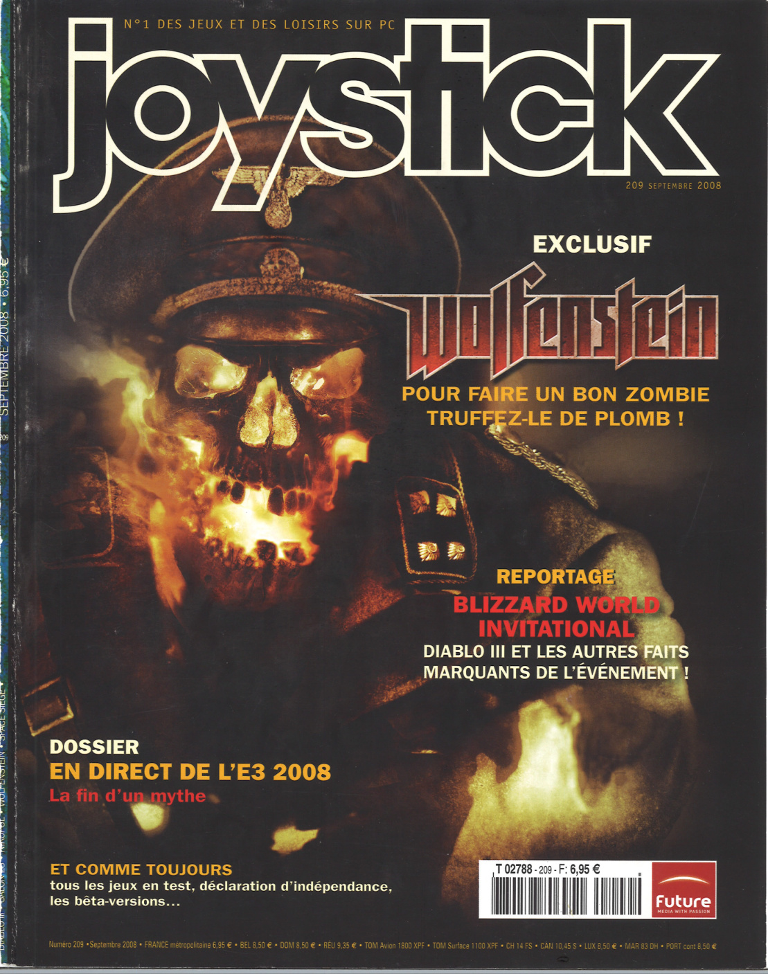 Première page de joystick numero209