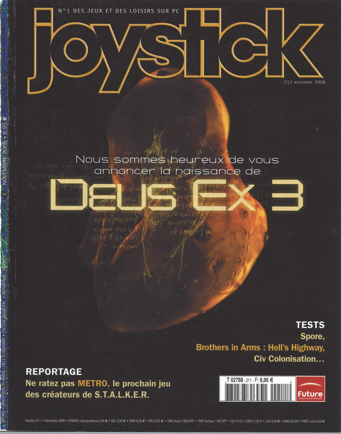 Première page de joystick numero211
