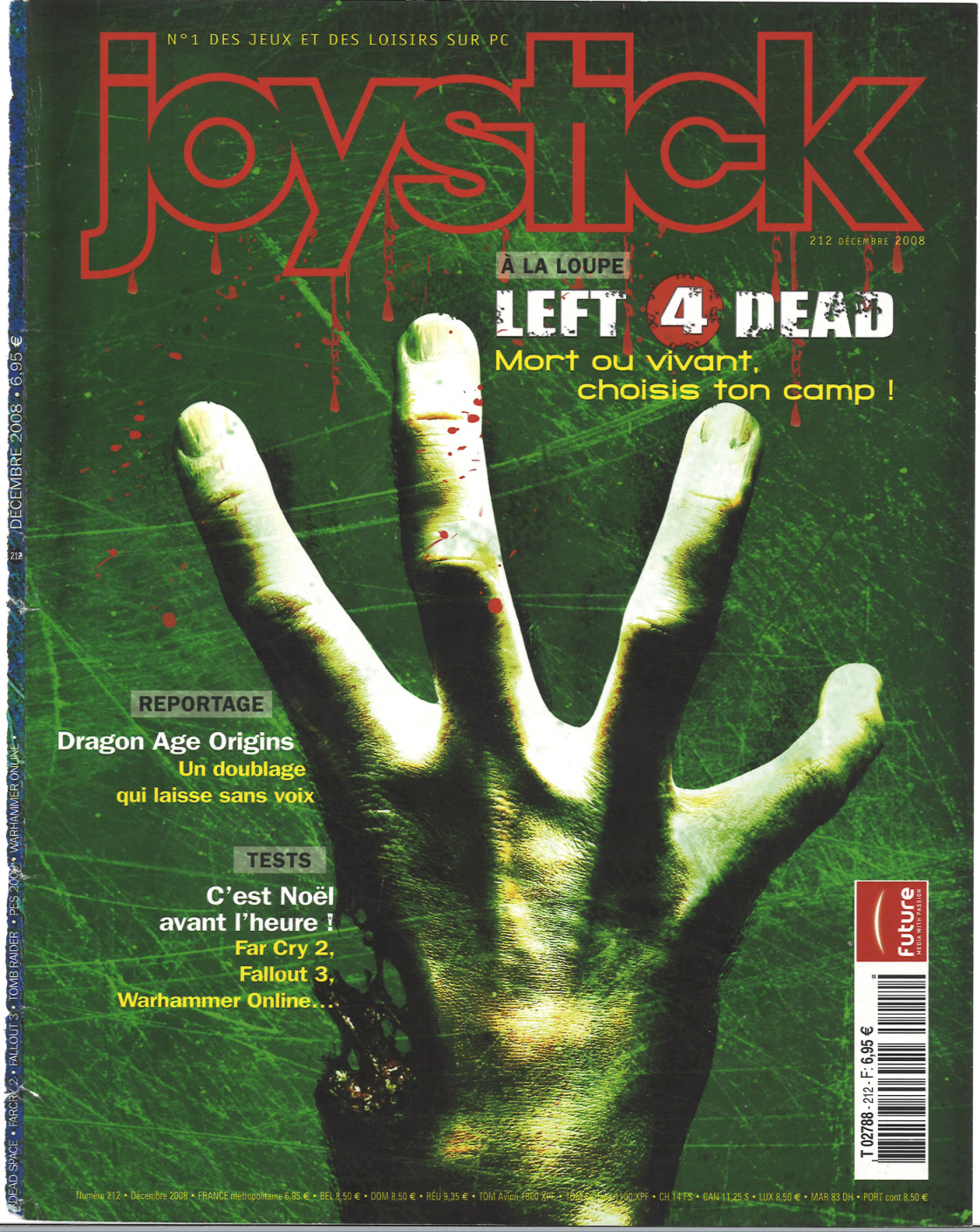 Première page de joystick numero212