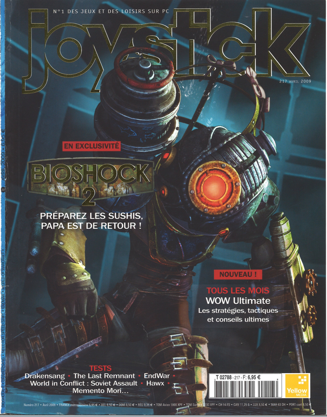 Première page de joystick numero217