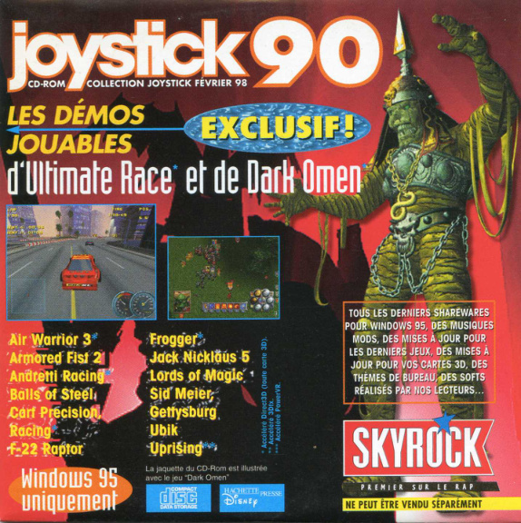 Première page de joystick numerocd090
