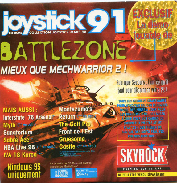 Première page de joystick numerocd091