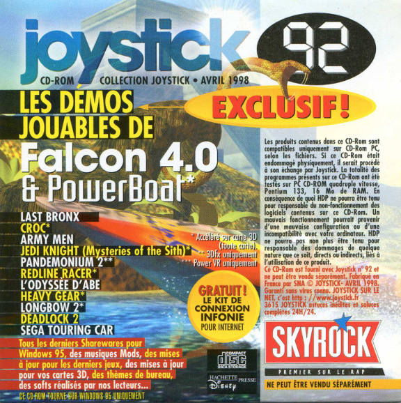 Première page de joystick numerocd092