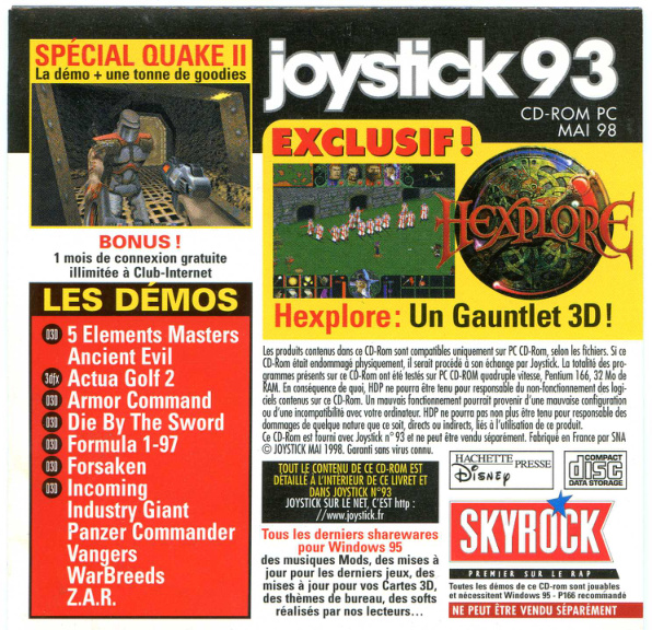 Première page de joystick numerocd093