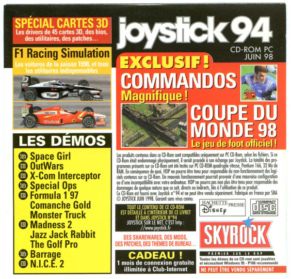 Première page de joystick numerocd094