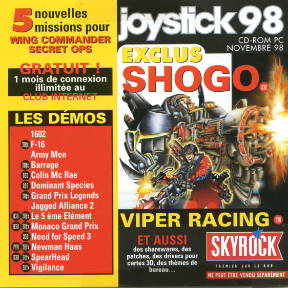 Première page de joystick numerocd098