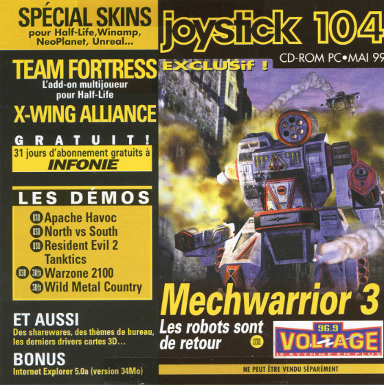 Première page de joystick numerocd104