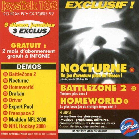 Première page de joystick numerocd108