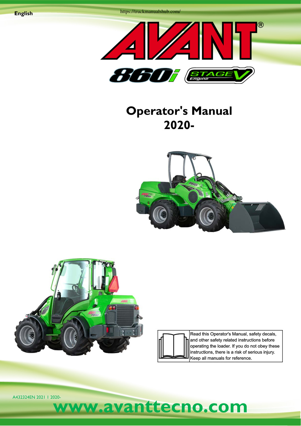 Première page de Avant 860i