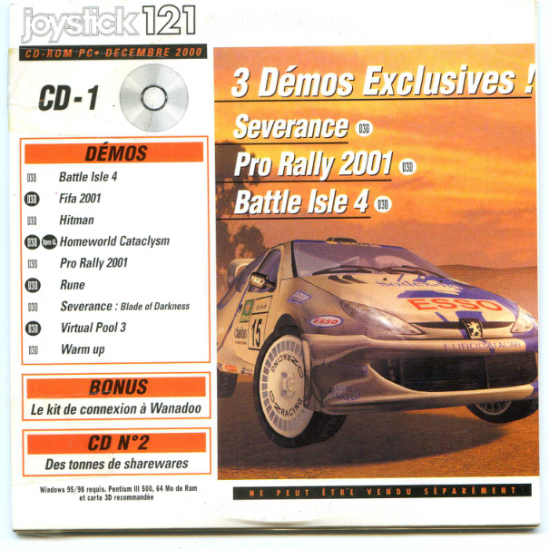 Première page de joystick numerocd121