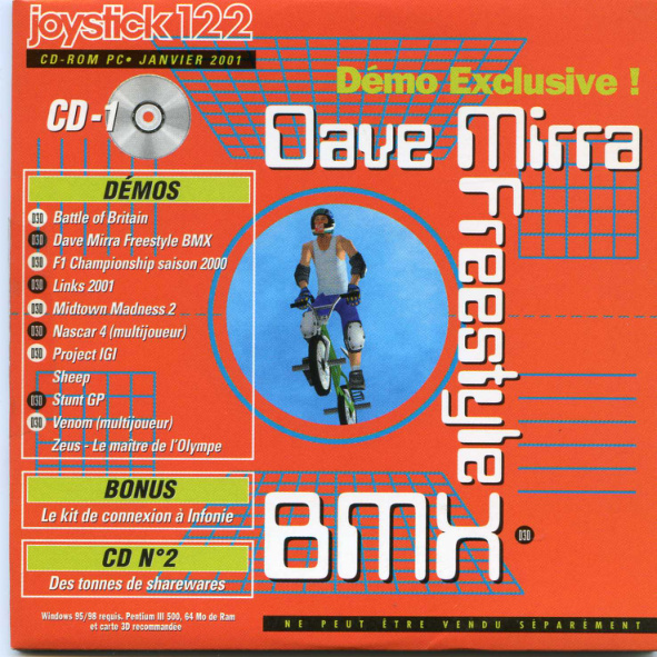 Première page de joystick numerocd122