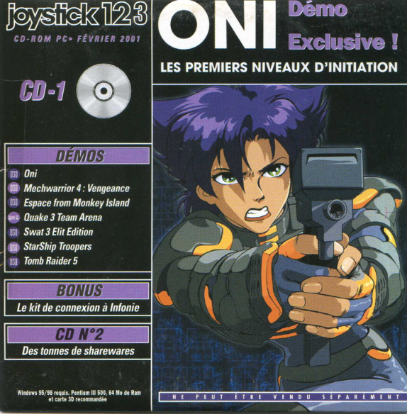 Première page de joystick numerocd123