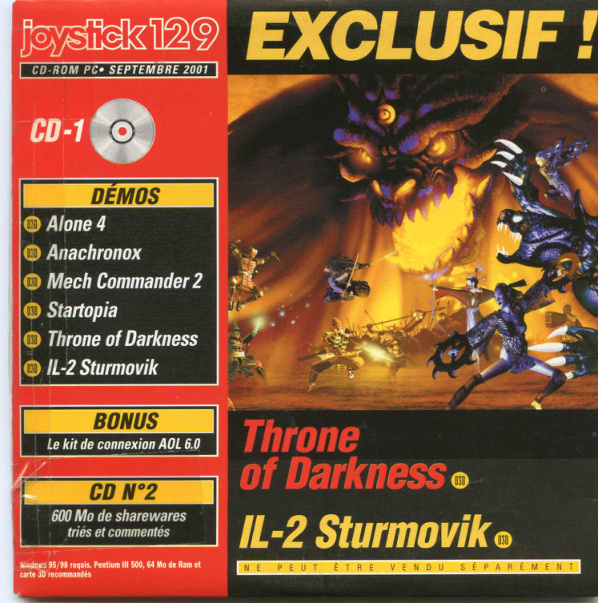 Première page de joystick numerocd129