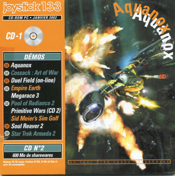 Première page de joystick numerocd133