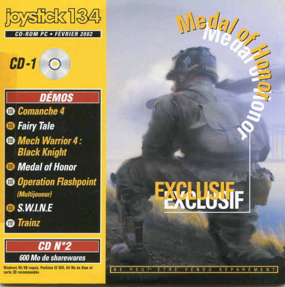 Première page de joystick numerocd134