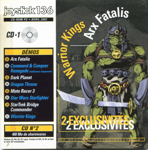 Première page de joystick numerocd136