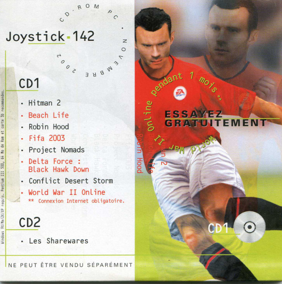 Première page de joystick numerocd142