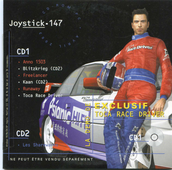 Première page de joystick numerocd147