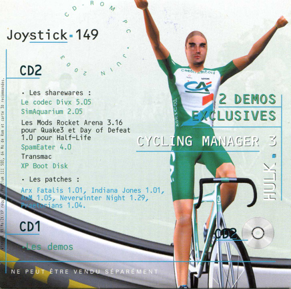 Première page de joystick numerocd149