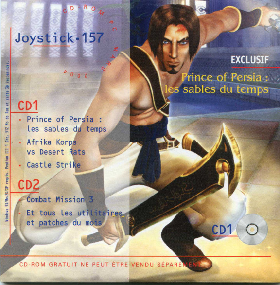 Première page de joystick numerocd157