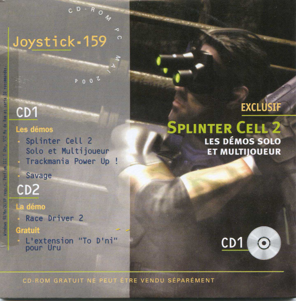 Première page de joystick numerocd159