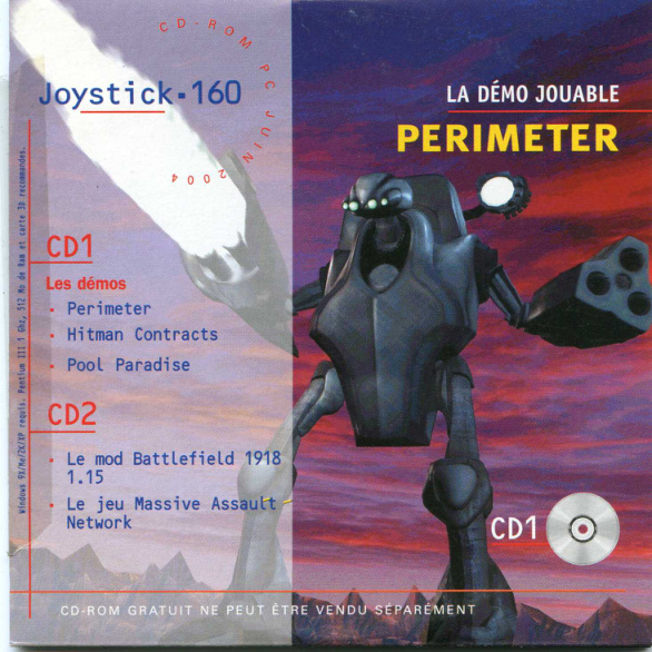 Première page de joystick numerocd160