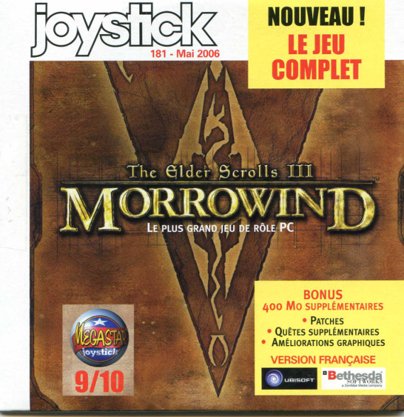 Première page de joystick numerocd181