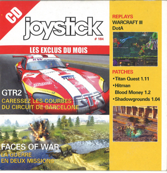 Première page de joystick numerocd184
