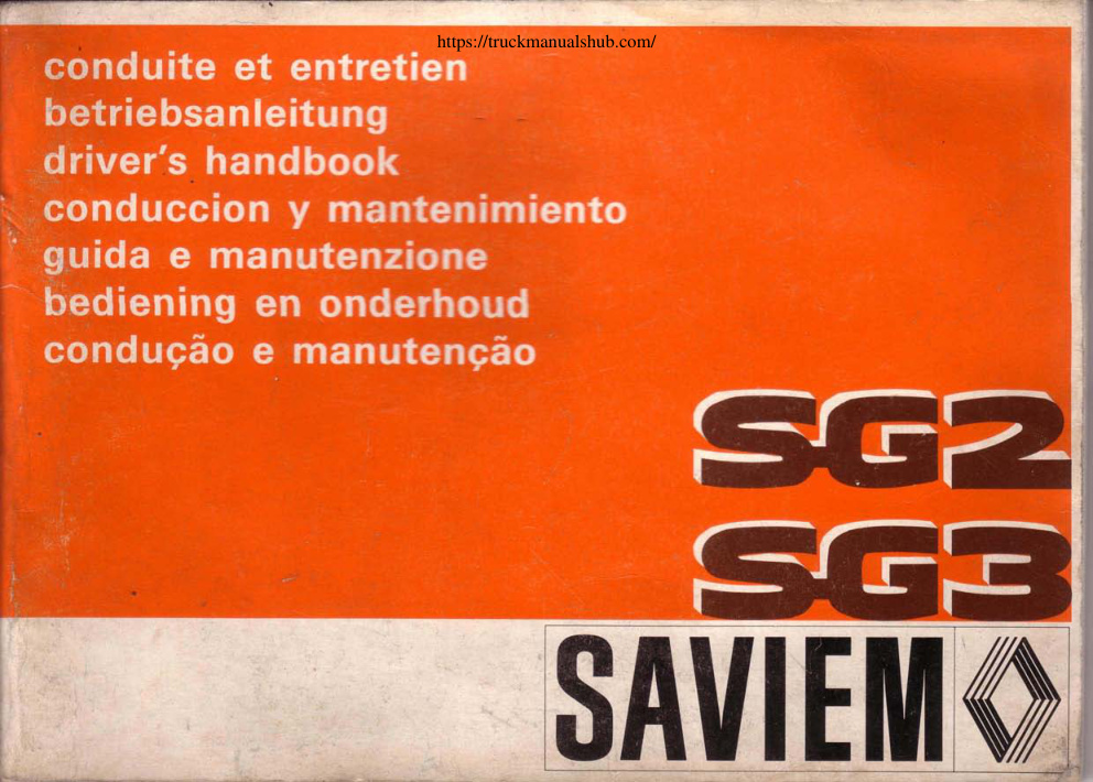 Première page de Avia Renault Saviem sg2 manual guide 76.pdf