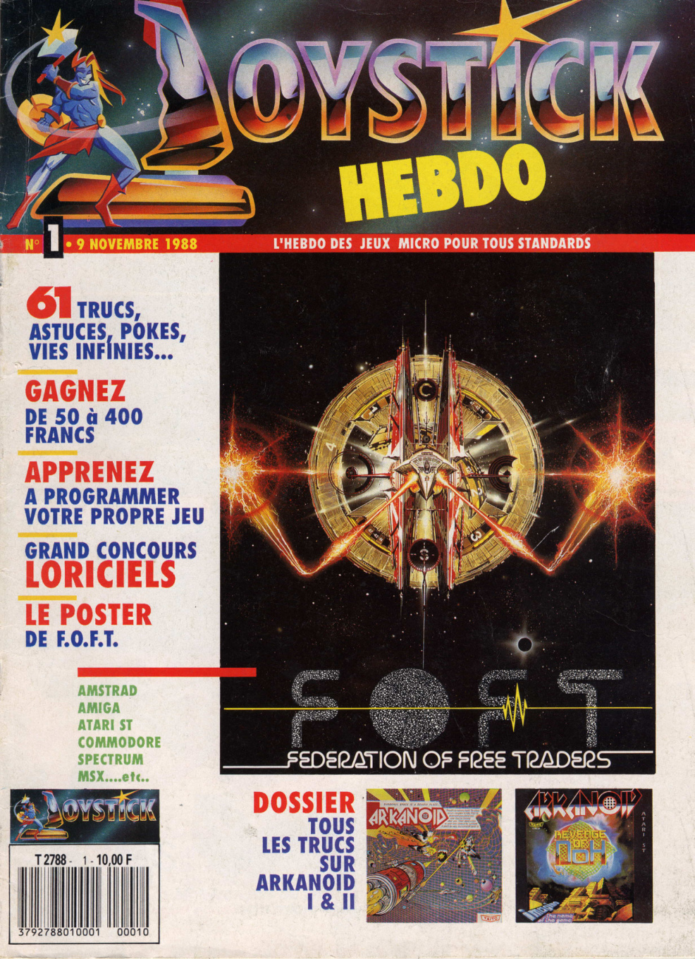 Première page de joystickhebdo numero01