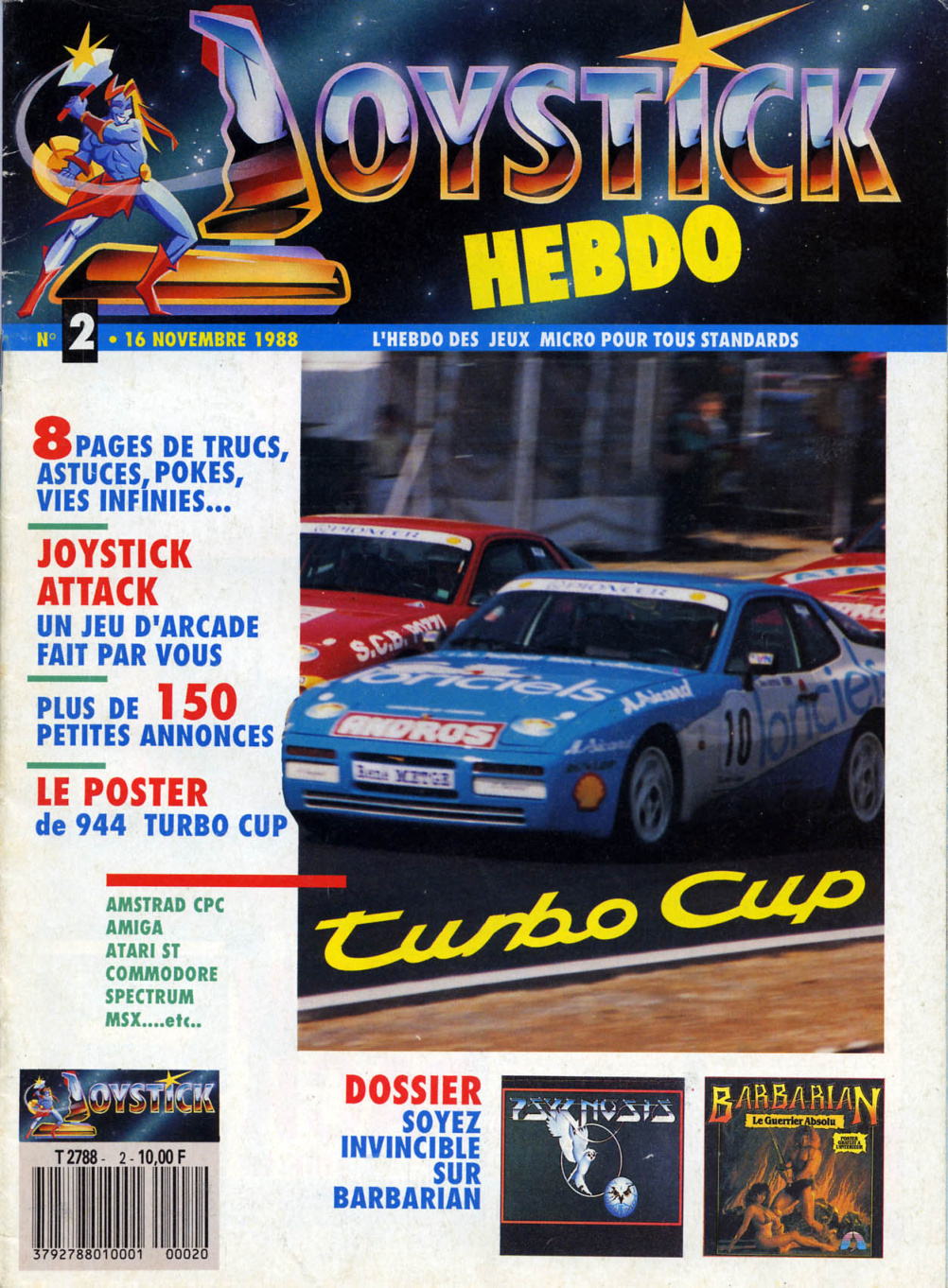 Première page de joystickhebdo numero02