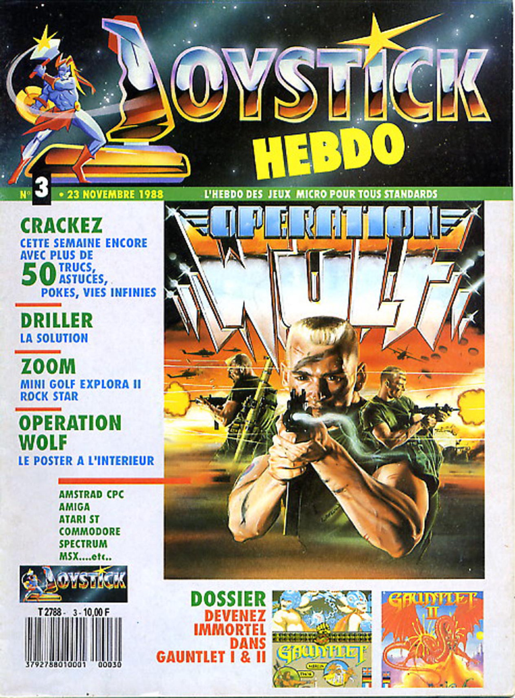 Première page de joystickhebdo numero03