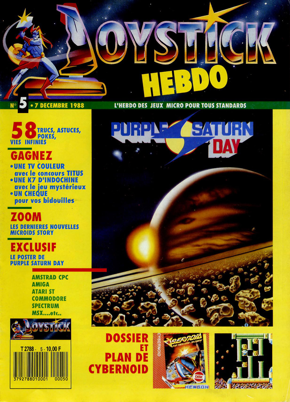 Première page de joystickhebdo numero05