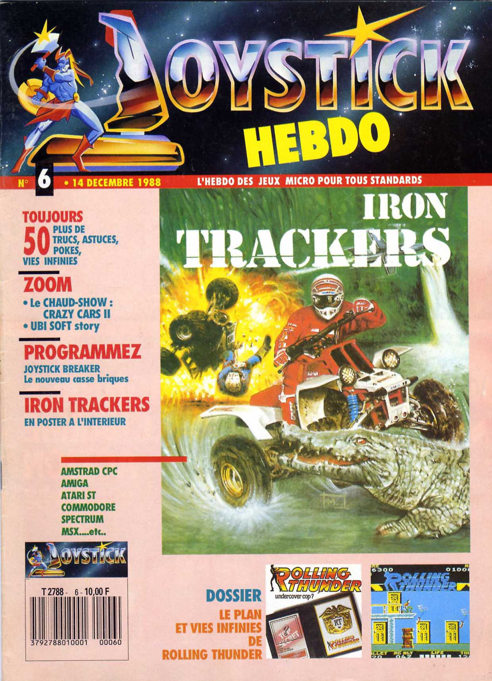 Première page de joystickhebdo numero06