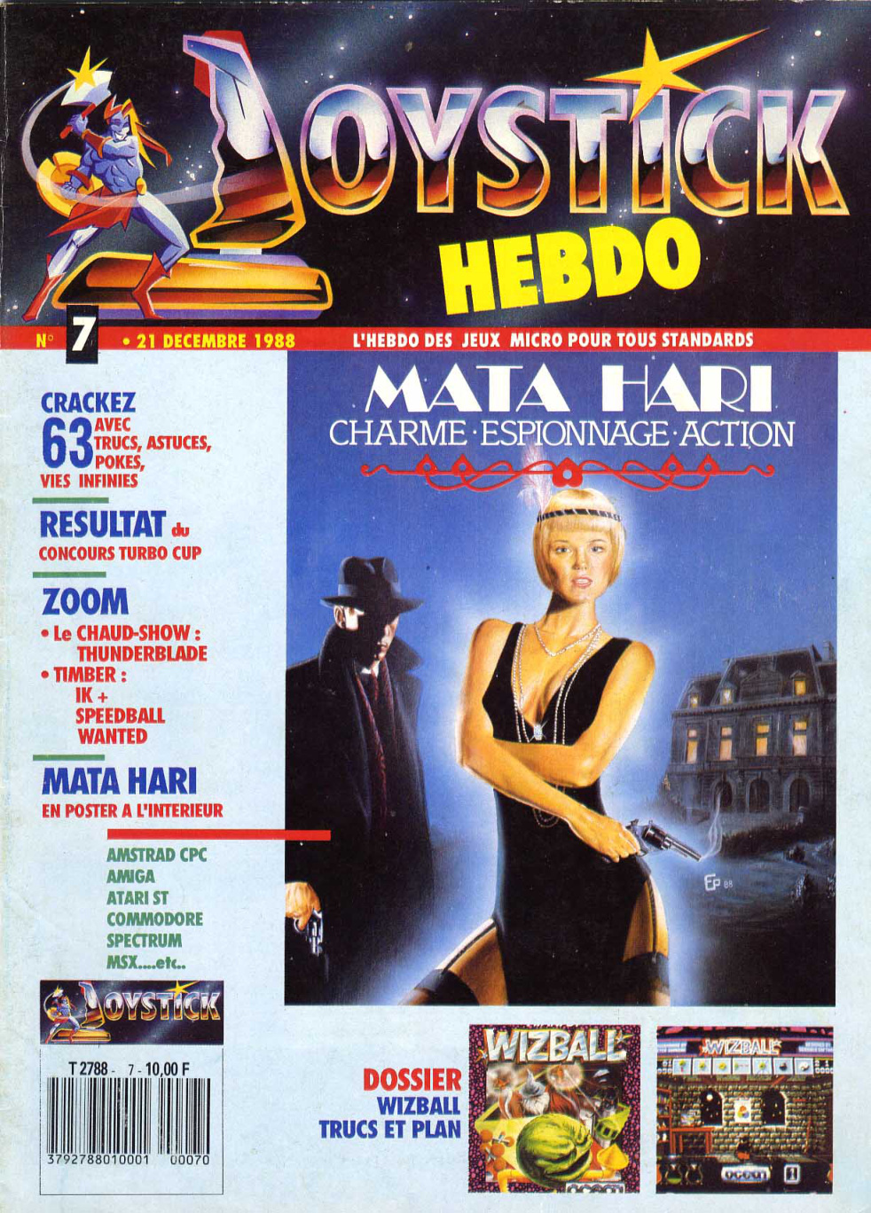 Première page de joystickhebdo numero07