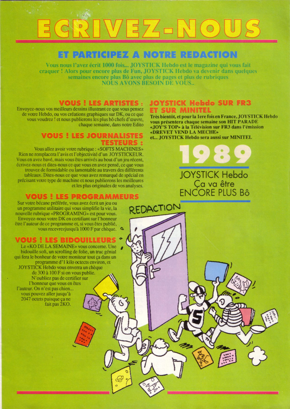 Première page de joystickhebdo numero08