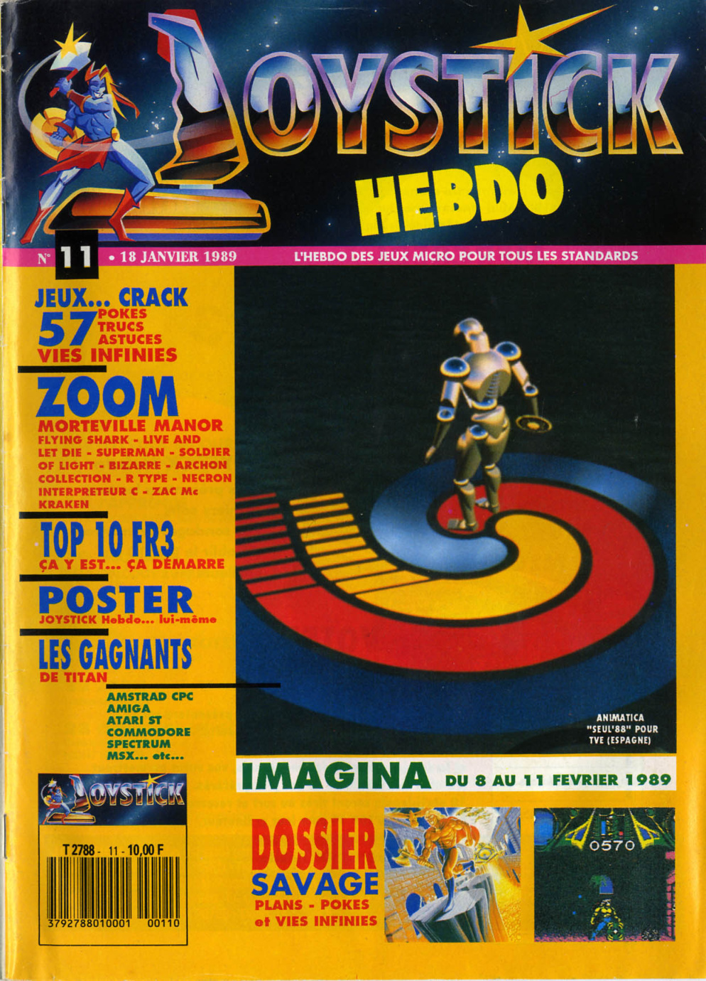 Première page de joystickhebdo numero11