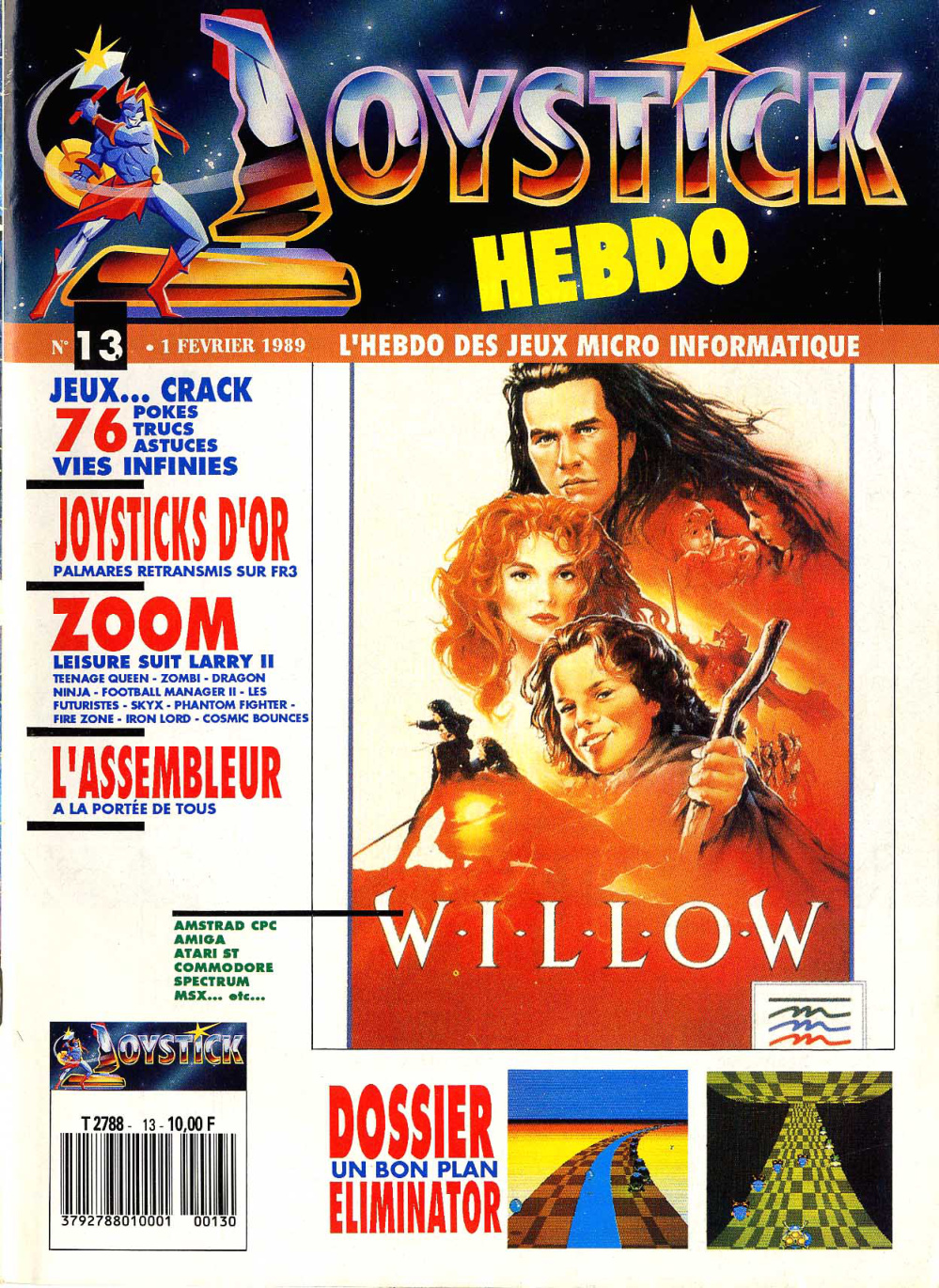 Première page de joystickhebdo numero13
