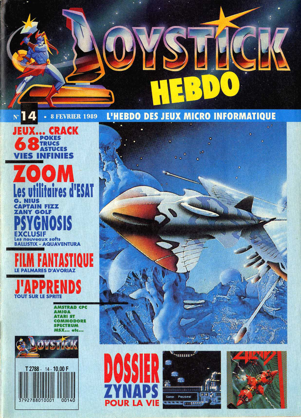 Première page de joystickhebdo numero14