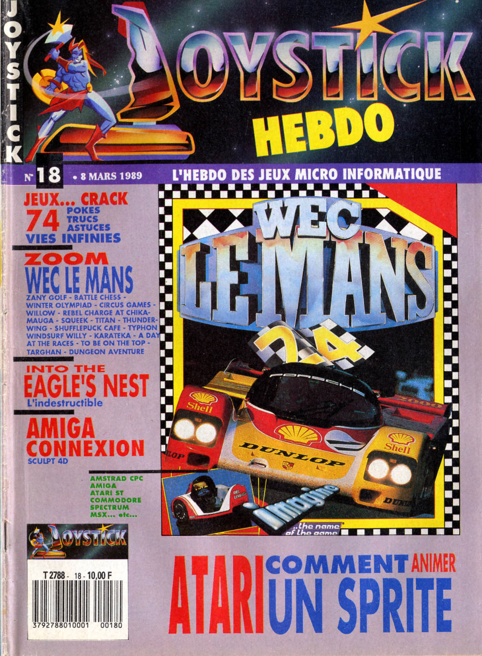 Première page de joystickhebdo numero18