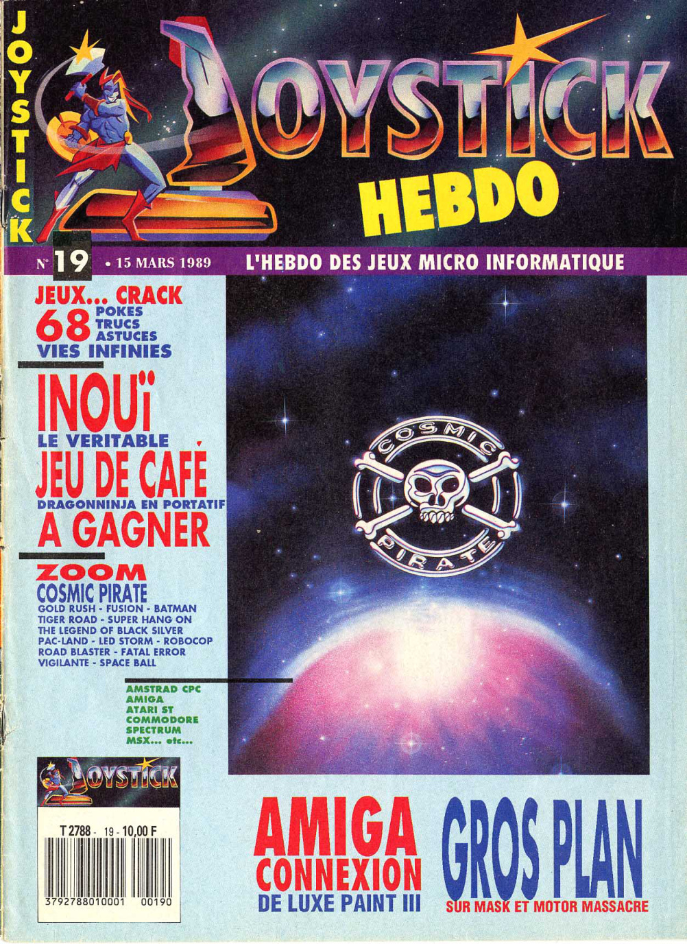 Première page de joystickhebdo numero19